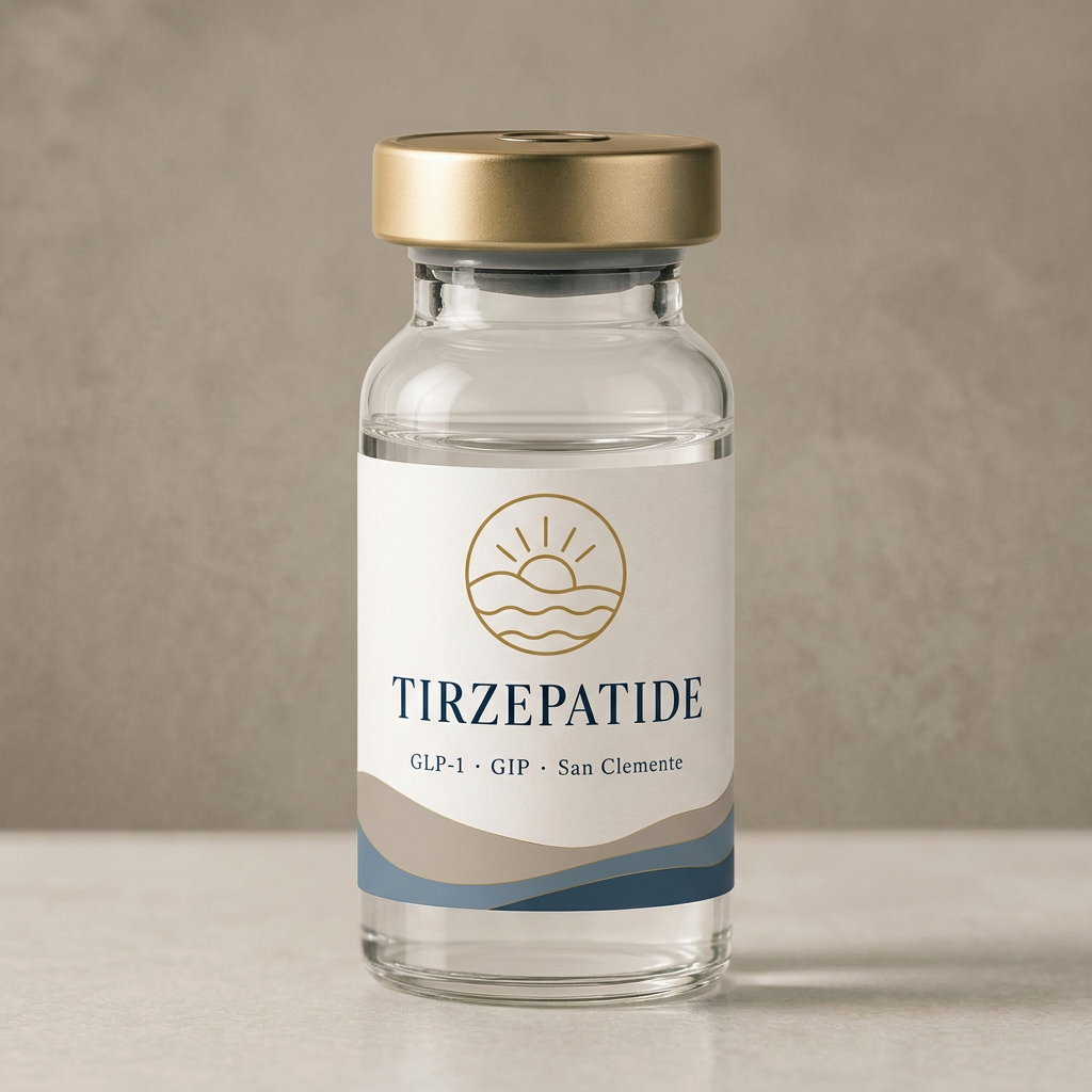 The Cove custom Tirzepatide vial